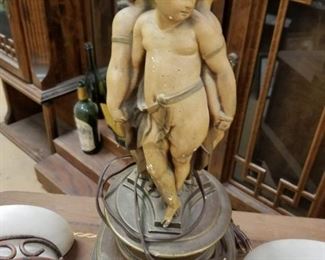 Vintage Style Black Painted Wood Spindle Back Side Chair