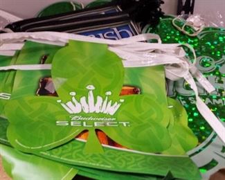 Assorted Beer Logo St Patrick's Day String Banners & Promo Collectibles