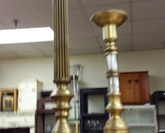 Brass Candle Sticks Made in Hong Kong