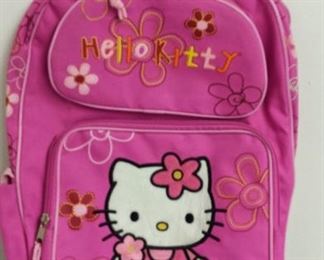 New NOS Hello Kitty Back Pack with Water Bottle