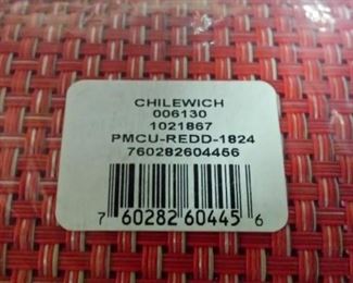 Chilewich Red Woven Vinyl Table Runner New Model PMCU-REDD-2834 & 1824