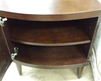 2 Designer Made For Lazyboy Mahogany End Tables (1 is scratched on top) 