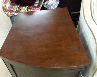 2 Designer Made For Lazyboy Mahogany End Tables (1 is scratched on top) 