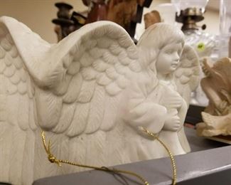 4 Sided Ceramic Angel Planter