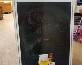 Duvel Beer Double side A-Frame Sandwich Board Chalkboard