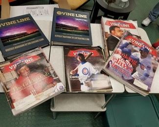Chicago Cubs Vine Line Magazines with Collectible Binders