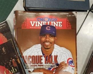 Chicago Cubs Vine Line Magazines with Collectible Binders