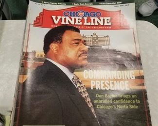 Chicago Cubs Vine Line Magazines with Collectible Binders