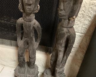 AFRICAN CARVED WOOD SCULPTURES
