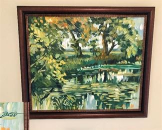 Original oil signed  Dorota Laz