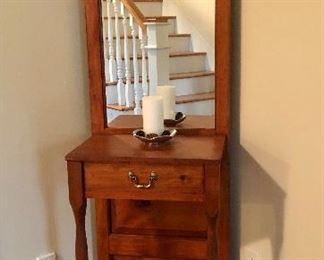 Made  by Southern Craftsmen Guild, Mt Airy , Georgia "Foyer Stand"