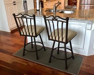 Metal bar stools