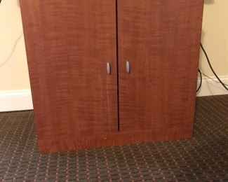 Locked cabinet