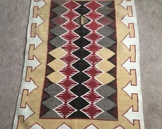 Navajo wool rug,  no documentation on this rug