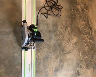 FESTOOL Circular Saw 18 TA with table guides, Made in Germany