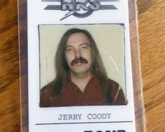 Jerry's Roadie Pass 1980