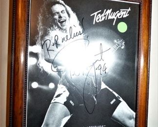 Autographed Ted Nugent Photo (Hand Signed)