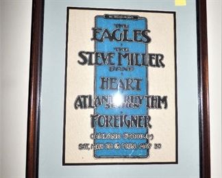 Promo Poster For Several Bands in Orlando Stadium