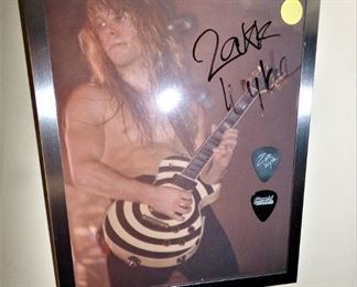Autographed picture of Zakk Wylde of Ozzy Osbourne (Hand Signed)