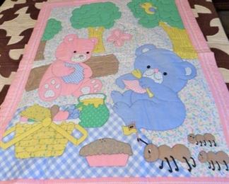 Appliqued Baby Quilt