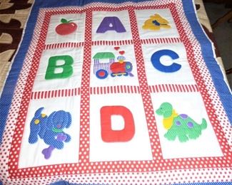 Appliqued Baby Quilt