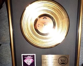 Gold Record for Champagne Jam RIAA certified