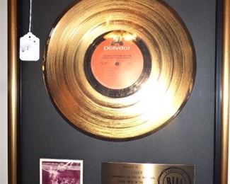 Gold Record for Rock & Roll Alternative RIAA Certified