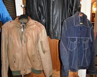 Vintage Leather Jackets, One Suede Jacket