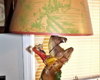 Vintage Roy Rogers Lamp
