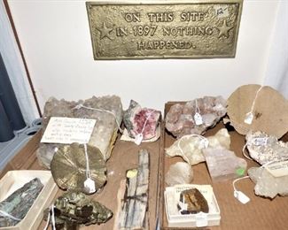 Crystal & Rock Collecion with some Fossils