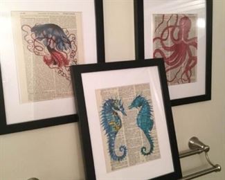Sea Life Ink Prints https://ctbids.com/#!/description/share/306978