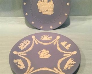 Two Wedgwood plates https://ctbids.com/#!/description/share/307545