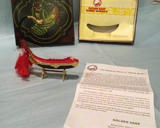 Miniature Burmese Golden Harp https://ctbids.com/#!/description/share/307594