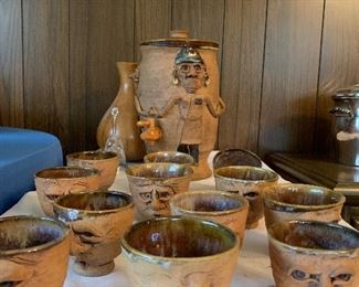 Folk art pottery Hassfeld 