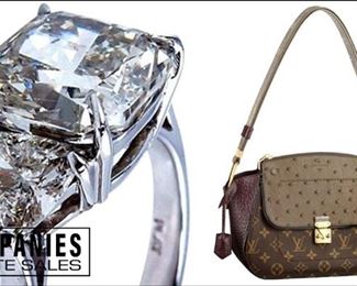 Louis Vuitton and Diamond Ring Marietta Estate Sale