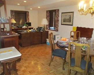 UPSCALE OFFICE FURNITURE, VICTORIAN TABLES