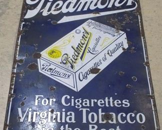 Piedmont cigarettes sign
