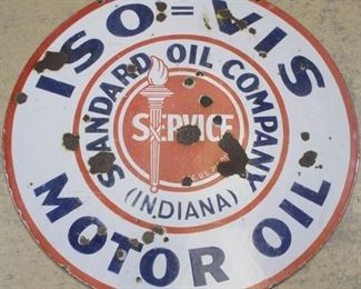ISO VIS Motor oil sign