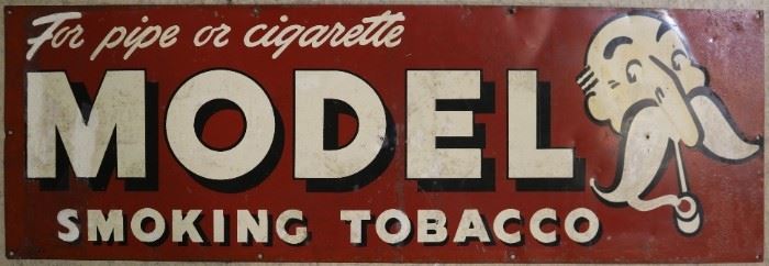 Model Smoking Tobacco sign