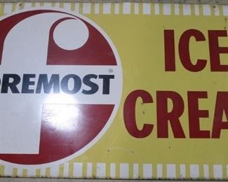 Foremost ice cream sign