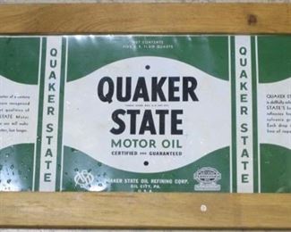 Quaker state sign