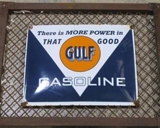 Gulf Gasoline sign