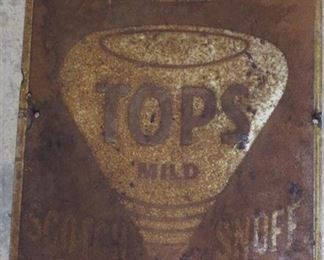 Tops sign