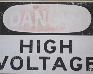 High Voltage sign