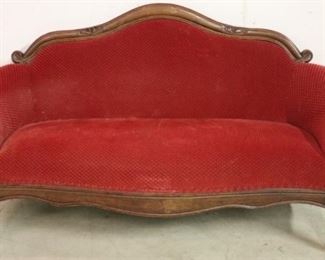 Vintage Red Sofa 