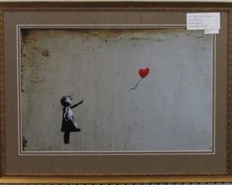 Girl with Balloon by Graffiti artist Banksy