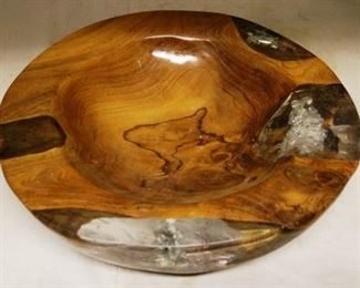 Resin and Wood Bowl 