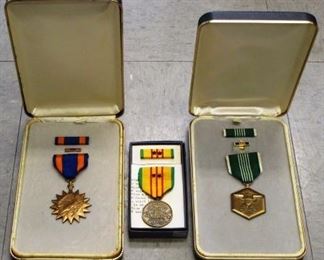 Group of 3 Military Metals