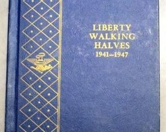 1941-1947 Walking Half Dollar Book