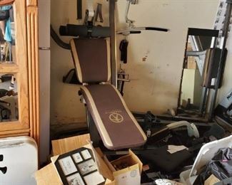 Like new weightlifting all in one machine